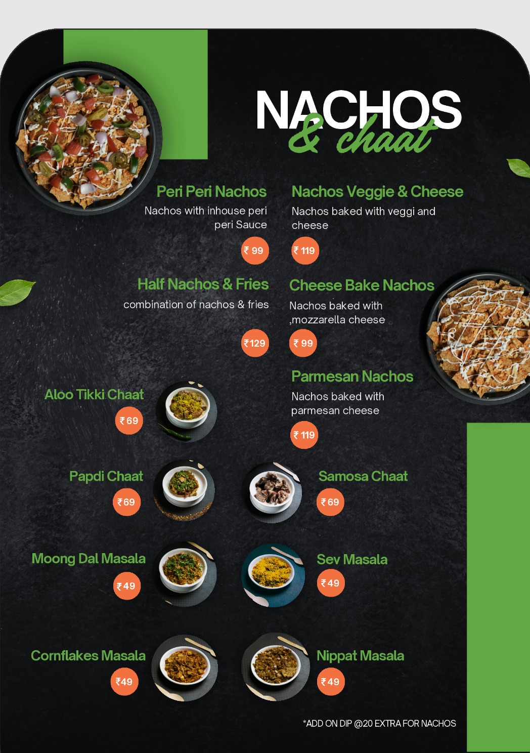 Take Away Menu